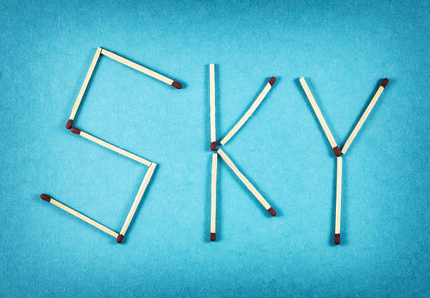 istock Word SKY made of matchsticks 496573952