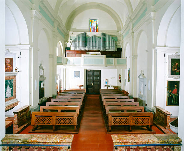 istock Interior of the church at Maroggia 496573982