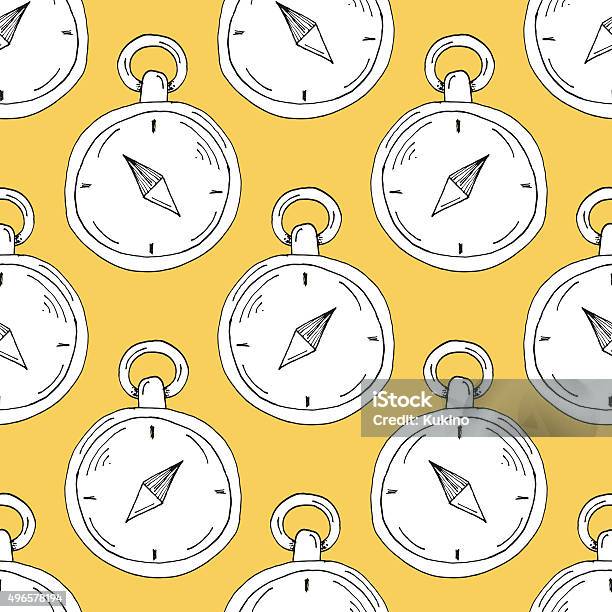 Compass Backing Paper Hand Drawn Compass Paper Cut Illustration Pattern On Yellow Back Stock ...