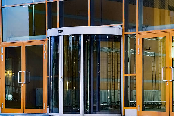 istock Entrance and exit to the building. 496582708