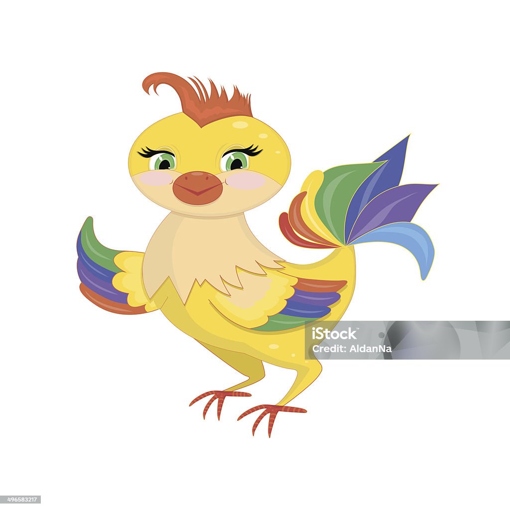 Cute rooster isolated on a white background. Cute rooster isolated on a white background.Vector illustration. Agriculture stock vector