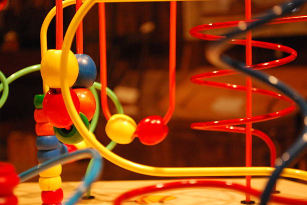 istock Colorful Child's Wire and Bead Toy 496583615