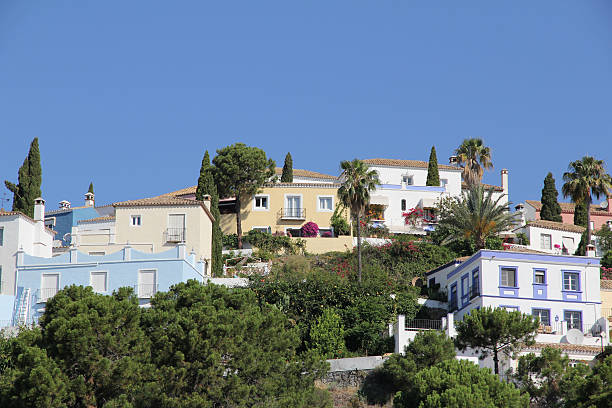 Aldeia andaluz - fotografia de stock