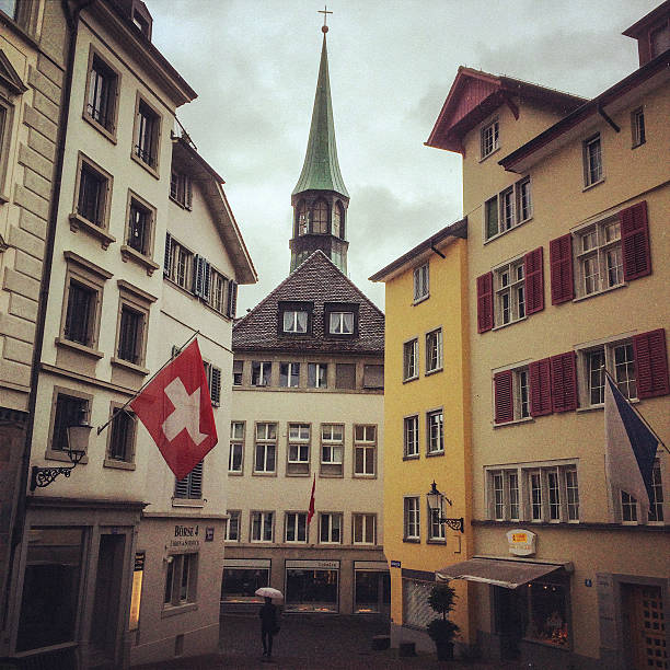 istock Old Zurich street 496586203