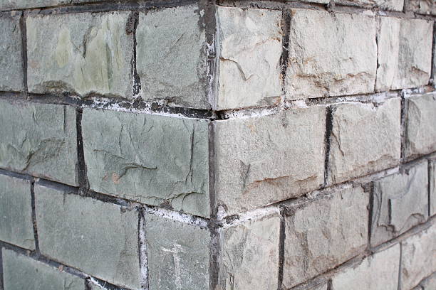 stone wall corner - corner stone wall brick stock-fotos und bilder