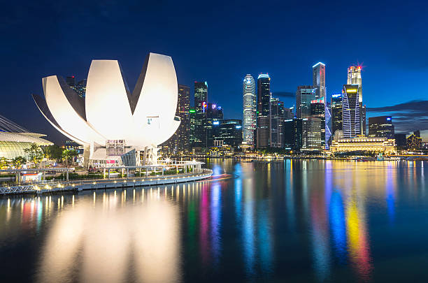 istock Singapore city skyline on twilight time 496588447