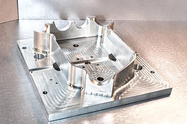 istock Industrial metal mold blank. Metalworking. CNC technology. 496589543