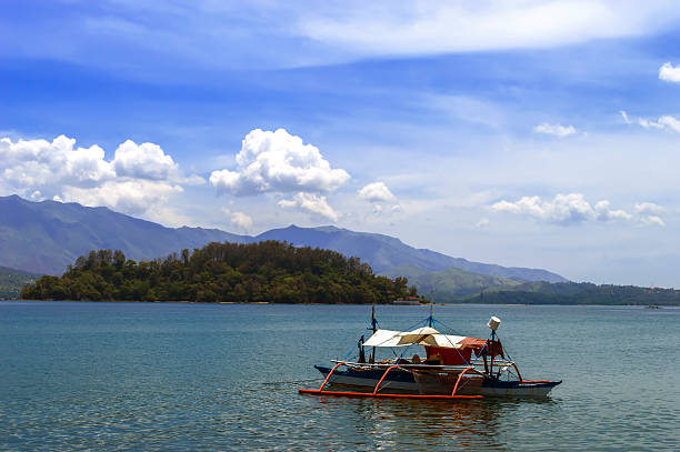 Philippines Fishing Boat. stock photo