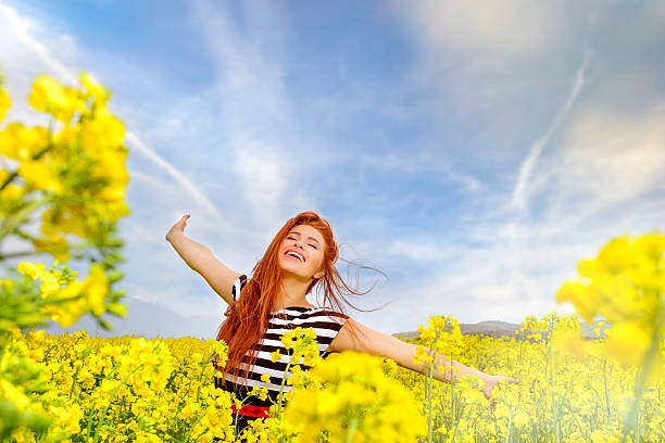 istock carefree woman enjoying day 496596523