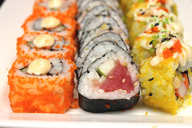 istock Japanese food Sushi Roll 496597215