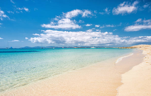 formentera-playa de ses illetes - illetes - fotografias e filmes do acervo