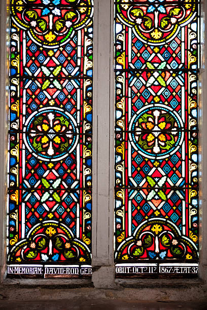 istock Stained Glass of St. Andrew's Cathedral 496599559