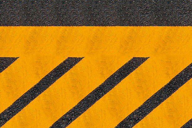 istock Yellow Line Printed On The Road 496600104