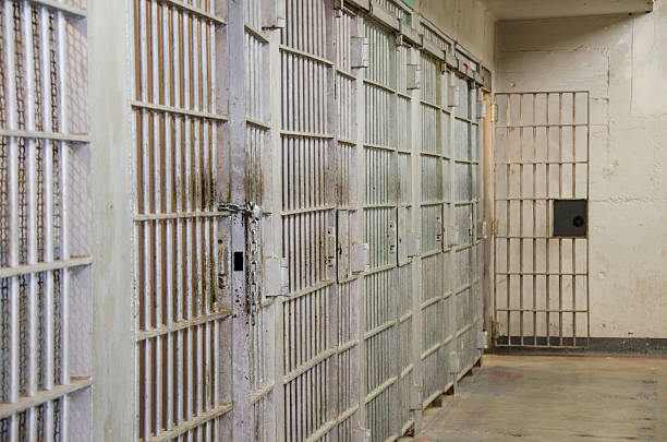 istock Row of Prison Cells 496600747