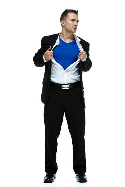 istock Superman tearing his shirt 496601163