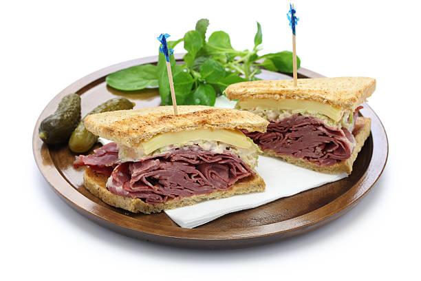 istock reuben sandwich with pastrami and swiss cheese 496601219