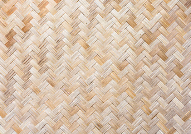 istock Traditional thai style pattern nature background of brown handic 496602858