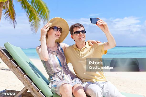 Family Taking Photo Stock Photo - Download Image Now - Adult, Adults Only, Aitutaki
