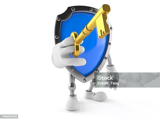 Shield Stock Photo - Download Image Now - Accessibility, Cartoon, Characters