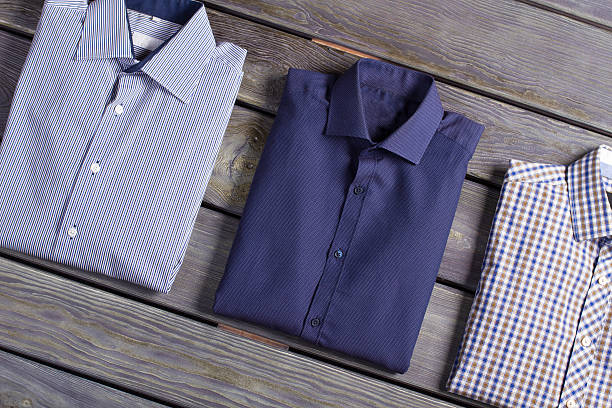 istock Business classic men's shirts. 496605446