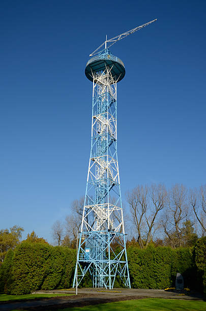 istock Parachute tower in Katowice, Poland 496606304
