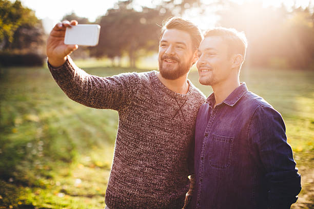 istock Taking selfie of memorable moment. 496610430
