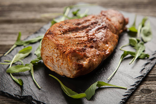 istock Delicious baked pork 496611662