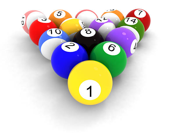 istock Set of billiard balls 496614372