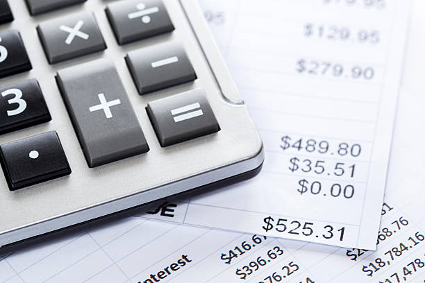 istock Account and calculator 496615945