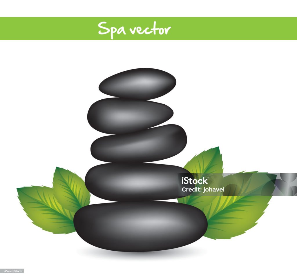 Pierres de spa - clipart vectoriel de Beauté libre de droits