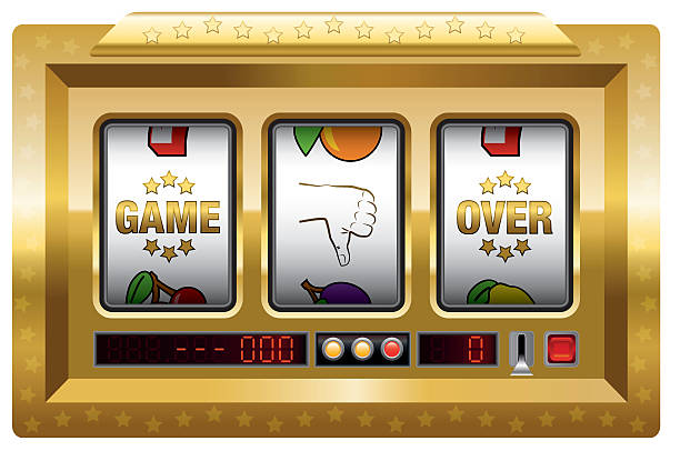 permainan melalui slot machine gold - slot dana ilustrasi stok