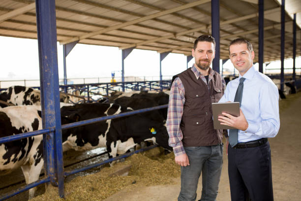 istock Farmer and Financial Advisor 496627960
