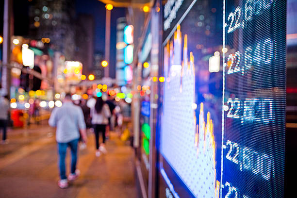 istock display stock market charts 496632362