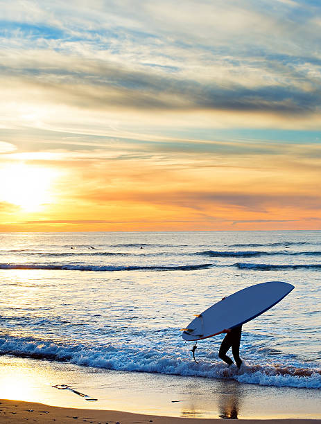 istock Paddle surfing at sunset, Portugal 496635452
