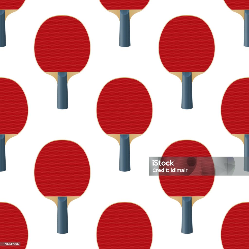 Tt Racket Template Seamless Pattern Table Tennis Rackets Vector Stock Illustration ...