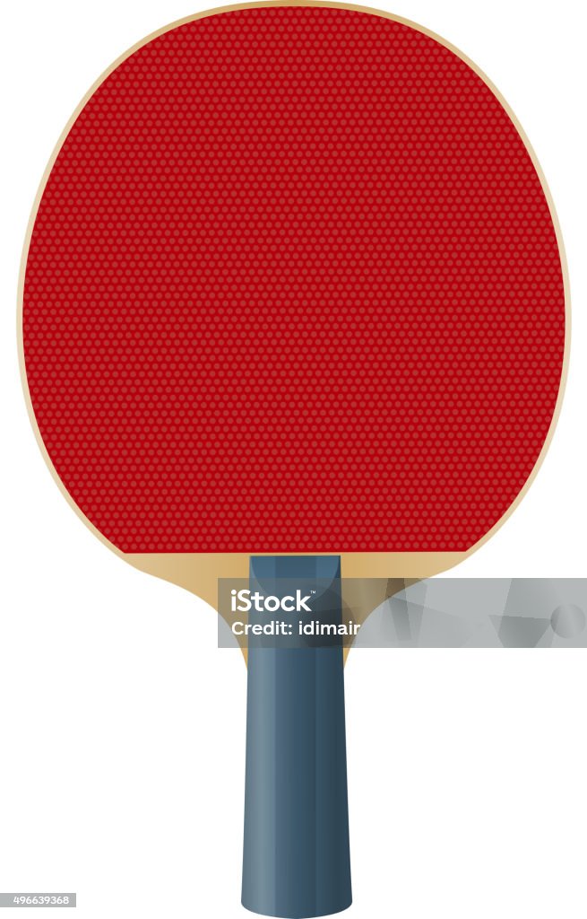 Vectorised Table Tennis Racket Racket For Playing Table Tennis Isolated On White Background Vector ...