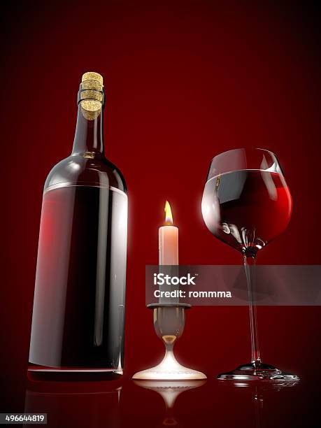 Wine Stock Photo - Download Image Now - Backgrounds, Candle, Celebration