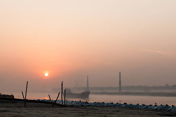 Fiume in Bangladesh - foto stock