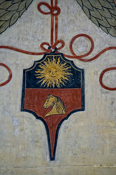 istock antique old italian medieval sign 496649911