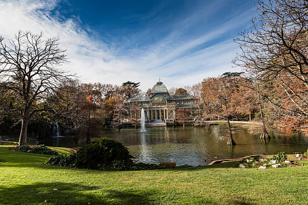 istock Crystal Palace (Palacio de cristal) in Retiro Park,Madrid, Spain 496650966