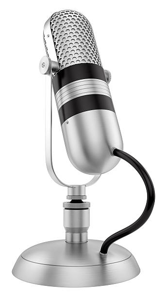 istock render of a vintage microphone 496651142