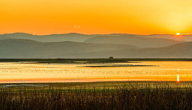 istock Sunset over Nine Pipes Wildlife Preserve 496651475