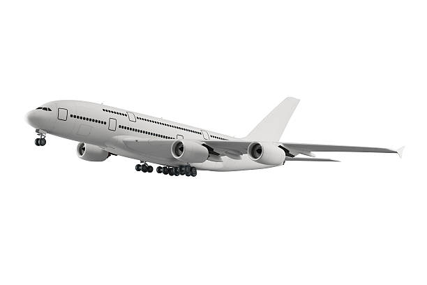 istock Passenger airplane isolated on white background 496651867