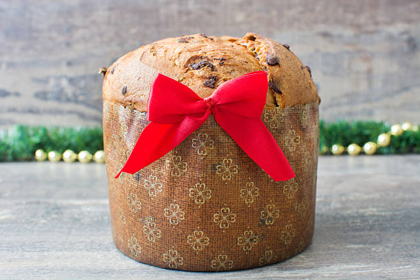 istock Christmas chocolate cake panettone 496652388