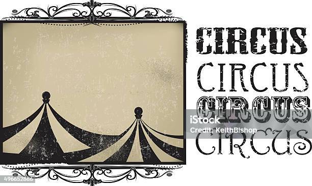 Circus Background Big Top Stock Illustration - Download Image Now - Circus, In Silhouette, Circus Tent