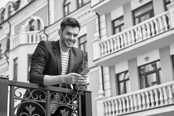istock Concept for stylish young man outdoors 496654456