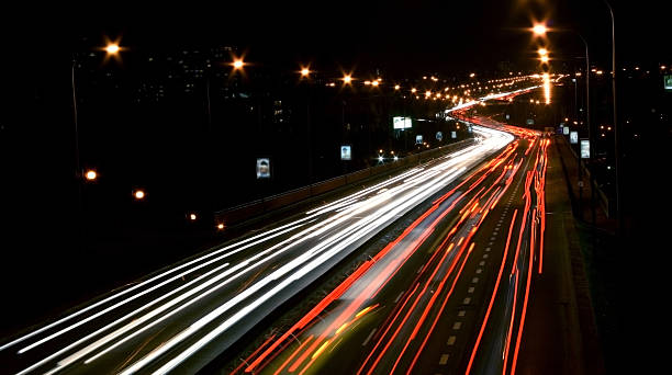 istock Traffic on the street at evening 496654876