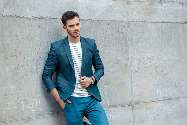 istock Concept for stylish young man outdoors 496655448