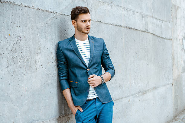 istock Concept for stylish young man outdoors 496655718