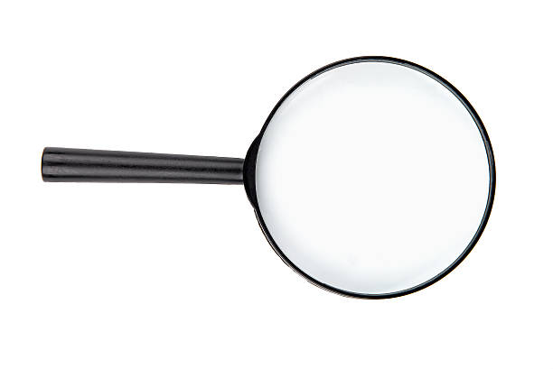 istock Magnifying glass isolated on white background 496656132